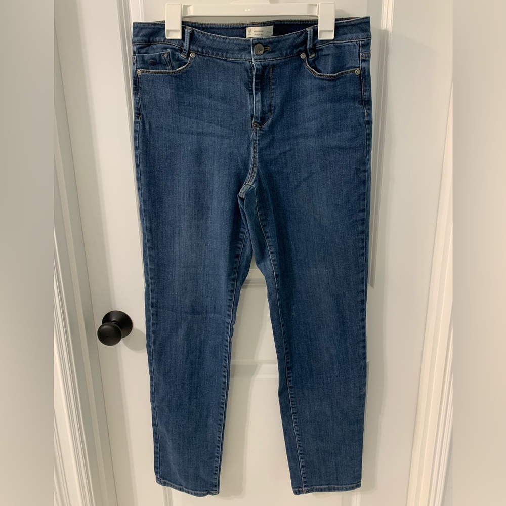 Super soft J Jill Weekender straight leg jeans size 12
